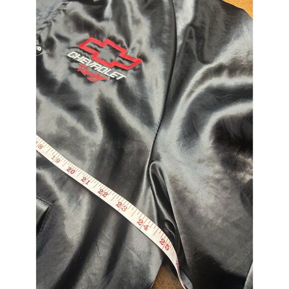 VTG 80s/90s Chevrolet Racing Embroidered West Ark USA Bomber Jacket Size XL - Picture 5 of 12